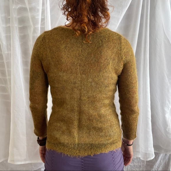 LL Bean V-neck Mohair Sweater, Women’s Medium - Picture 7 of 11